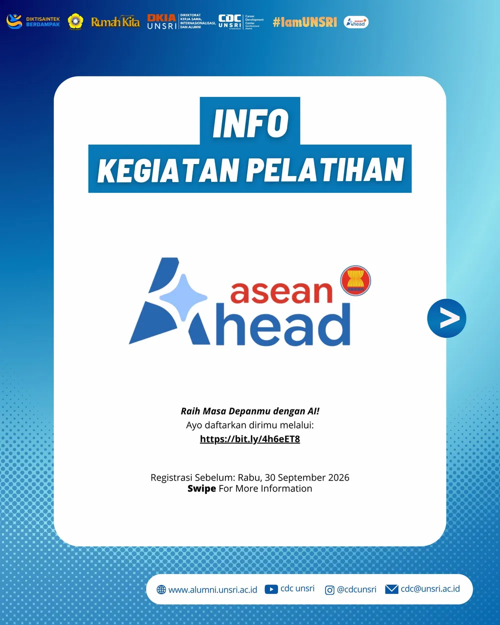 Program Pelatihan Asean Ahead Raih Masa Depanmu Dengan Ai